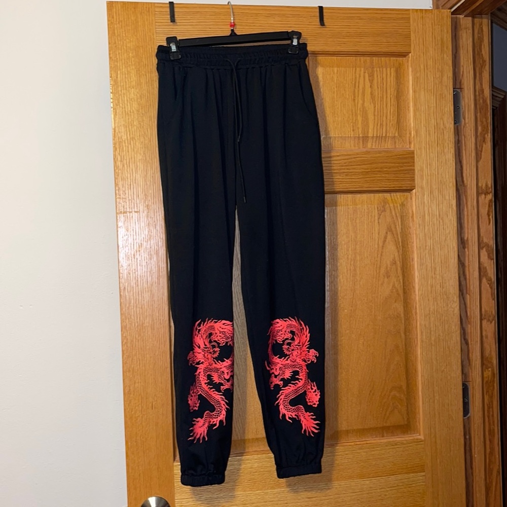 SHEIN dragon joggers